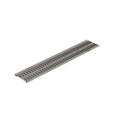 Решетка штампованная нержавеющая Aquastok Norma DN150 A15 31542 1000х197х22 мм