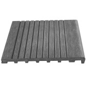 Ступень из ДПК полнотелая RusDecking Scala Серая-20 3000х345х23 мм