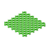 Усиленная газонная решетка с высоким профилем Альта-Профиль Зеленая