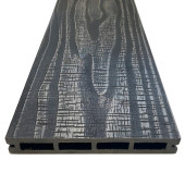 Террасная доска из ДПК Altay Decking Графит-78 4000х140х20 мм